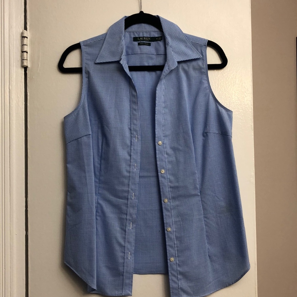Ralph Lerann sleeveless blouse Size medium